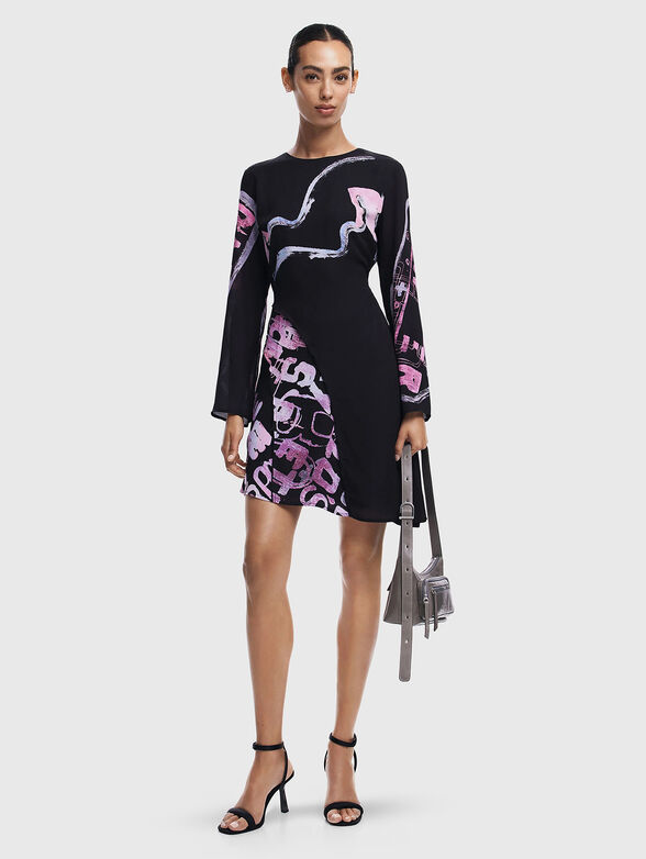 DANGERBLACK dress with accent print - 3