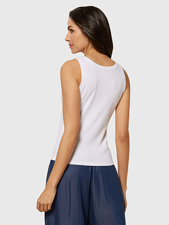 COLOR RIB top in black color - 2