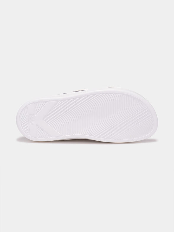 KAPRI Sandals with contrasting logo - 6