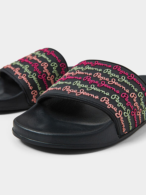 Black sliders with logo - 6