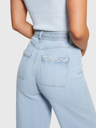 Jeans with accent wide legs - 3