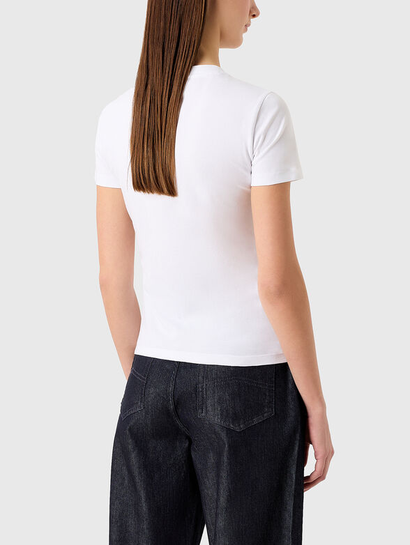 T-shirt with oval neckline  - 2