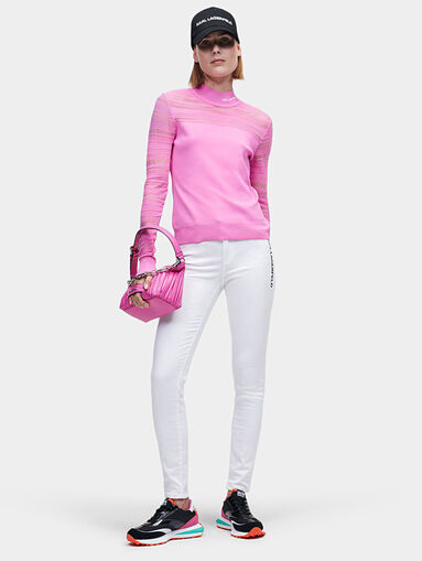 Sweater with embroidered logo detail - 5