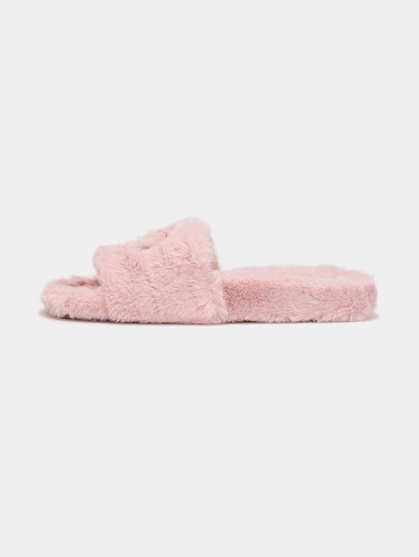 Black slippers SOFT 157 with logo - 4