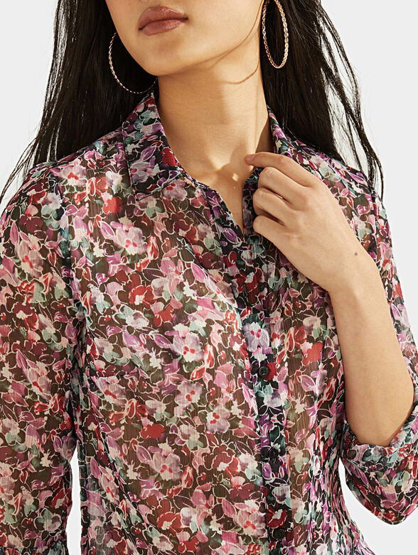 Floral printed shirt - 2