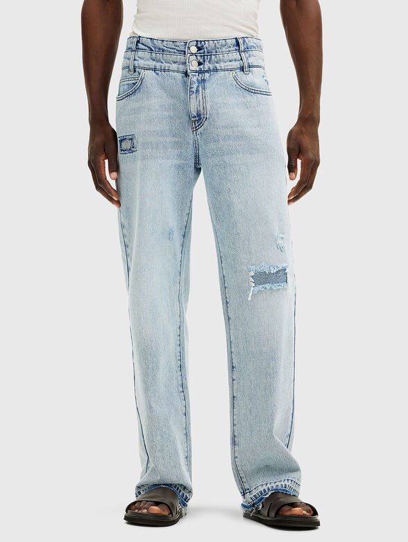 Jeans with patches  - 0