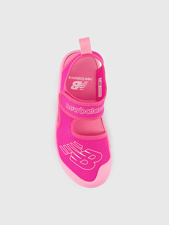 CRSR pink sandals with logo accent - 6
