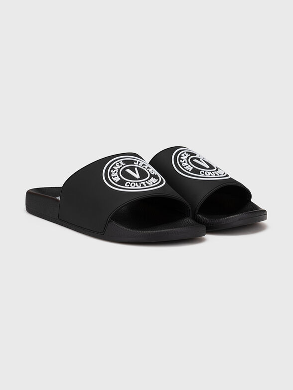 FONDO SLIDE slippers with logo print - 2
