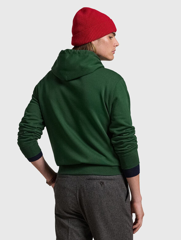 Green sweatshirt with Polo Bear print  - 2