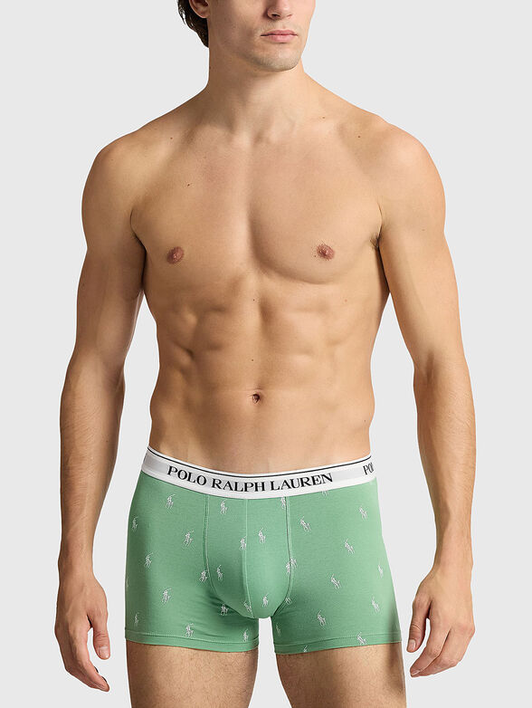Set of three pairs of boxers with logo accents - 5