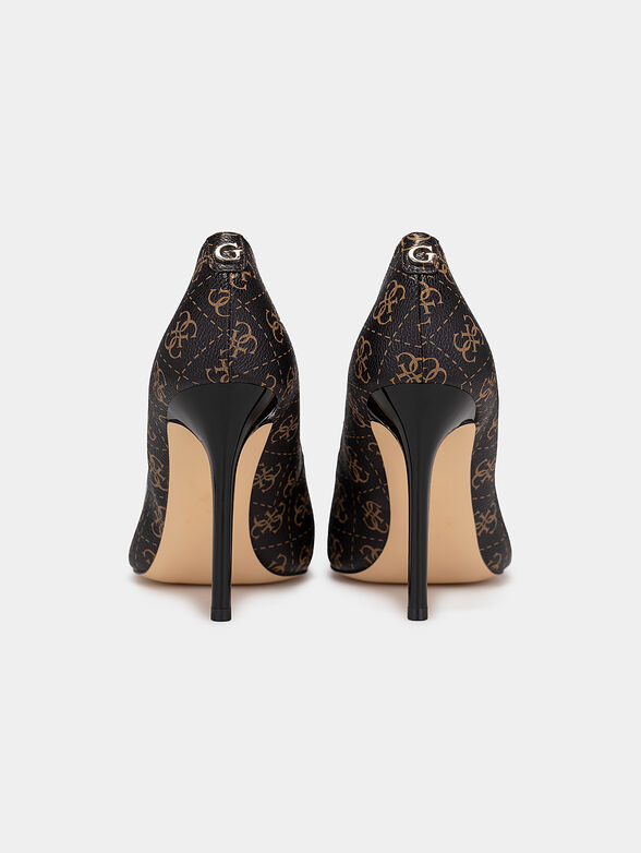 Court shoe with logo print - 4