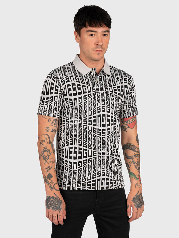 HENKE polo shirt with logo motifs - 1