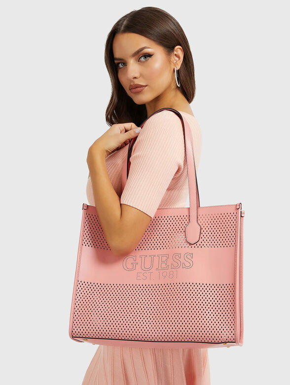 KATEY black bag with laser perforation - 2