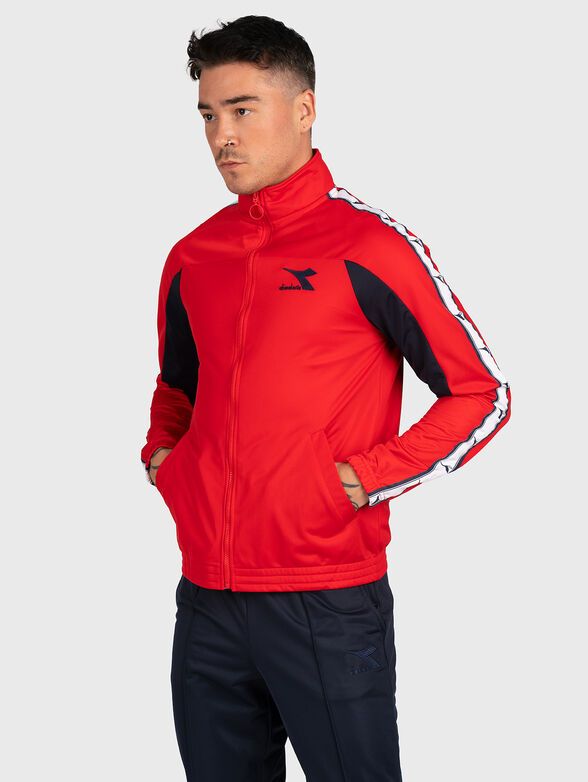 Tracksuit in red and dark blue - 2