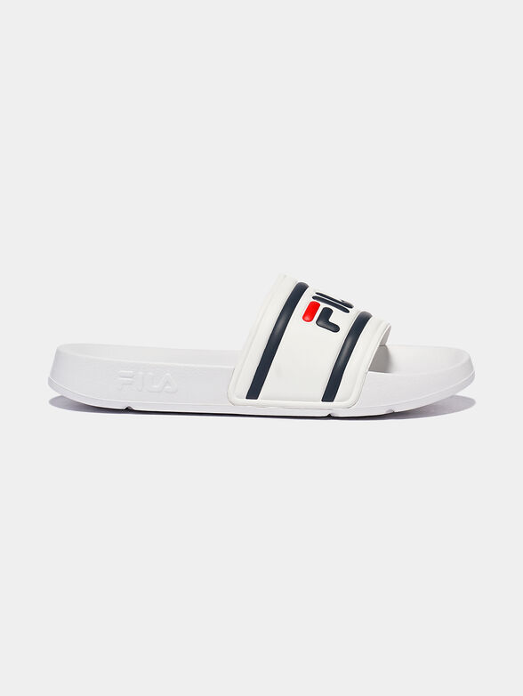 MORRO BAY Black slippers with logo - 1