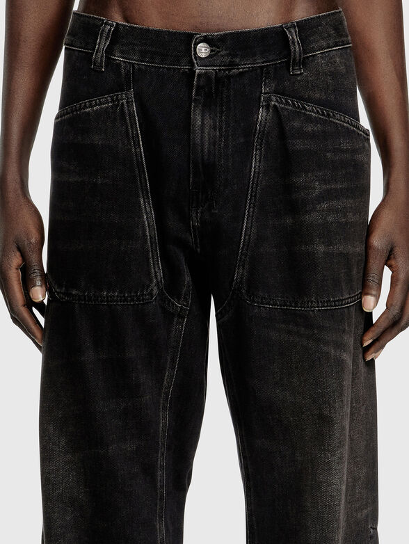 D-ZETA L.30 straight jeans with worn effect - 3