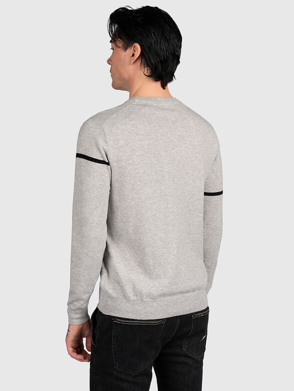 ROB black sweatshirt with logo accent - 3