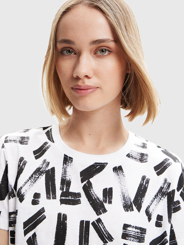 GLASGOW T-shirt with contrasting print - 4