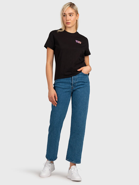GRAPHIC CLASSIC black T-shirt with multicolor print - 4