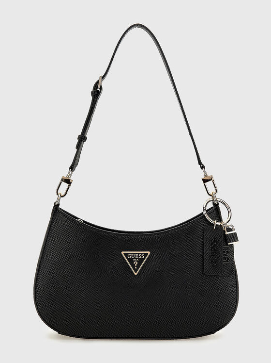 Μαύρη τσάντα NOELLE με λεπτομέρεια λογότυπο - 1