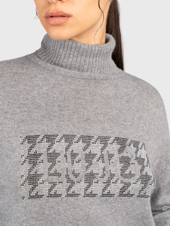 Crystal-embellished sweater   - 4