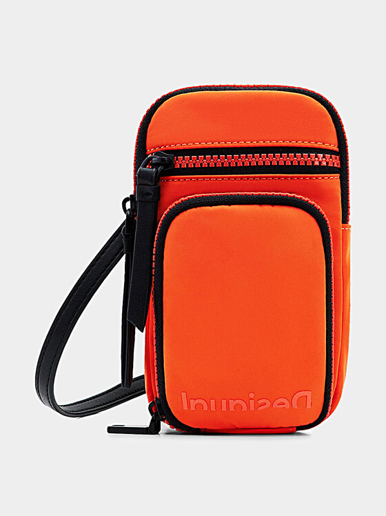 Orange phone case with logo - 1