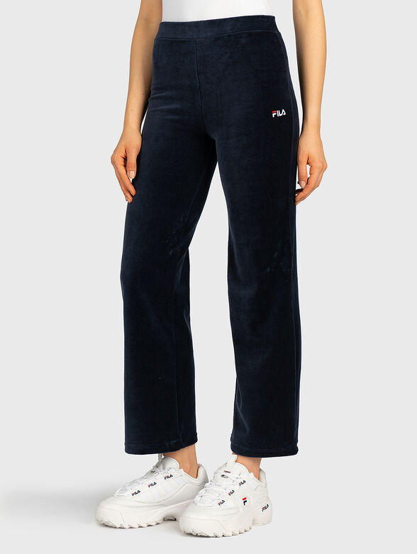 BIAN Shortened velvet pants - 1