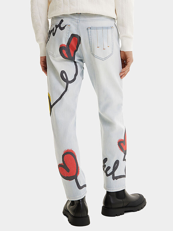 FARGO jeans with contrasting print - 1