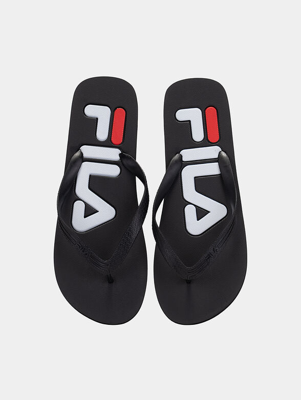 TROY black flip flops - 6