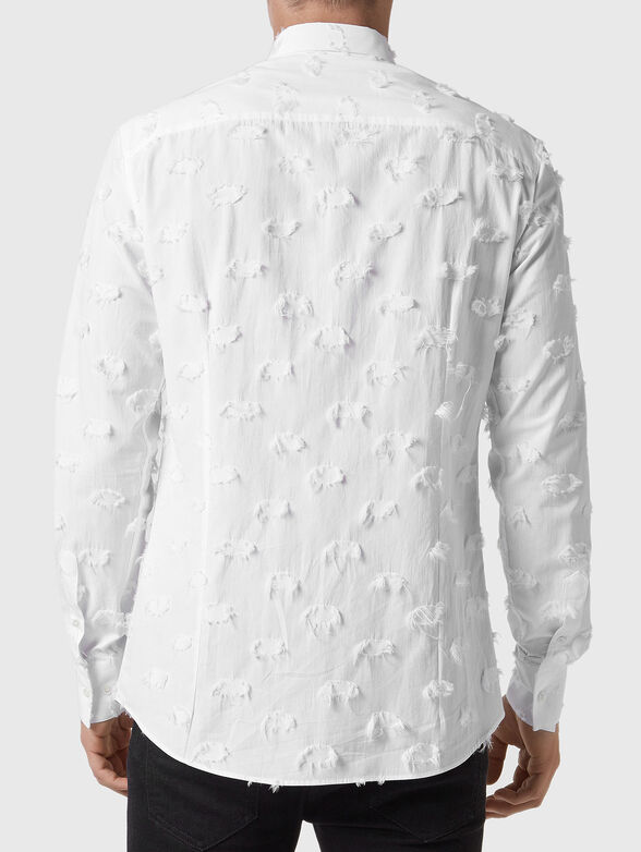 DIAMOND CUT shirt in white  - 3