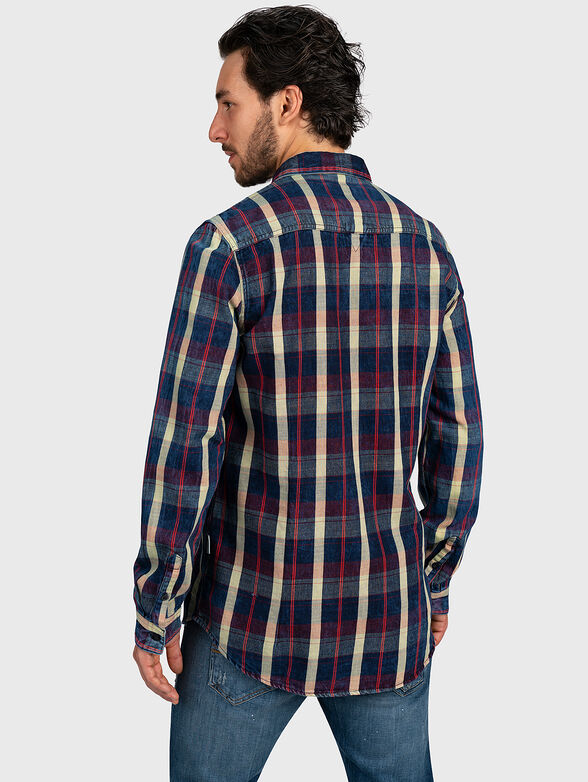 Shirt with checkered print - 4
