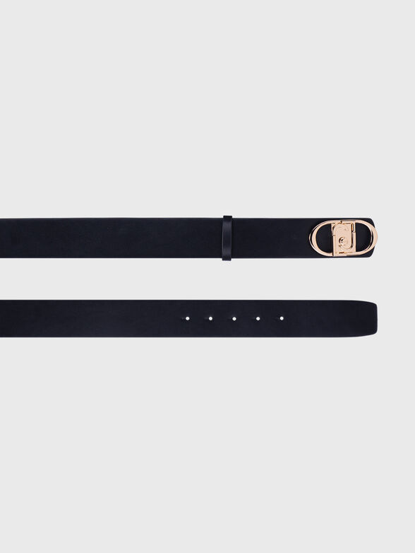 Belt with metal logo buckle - 2