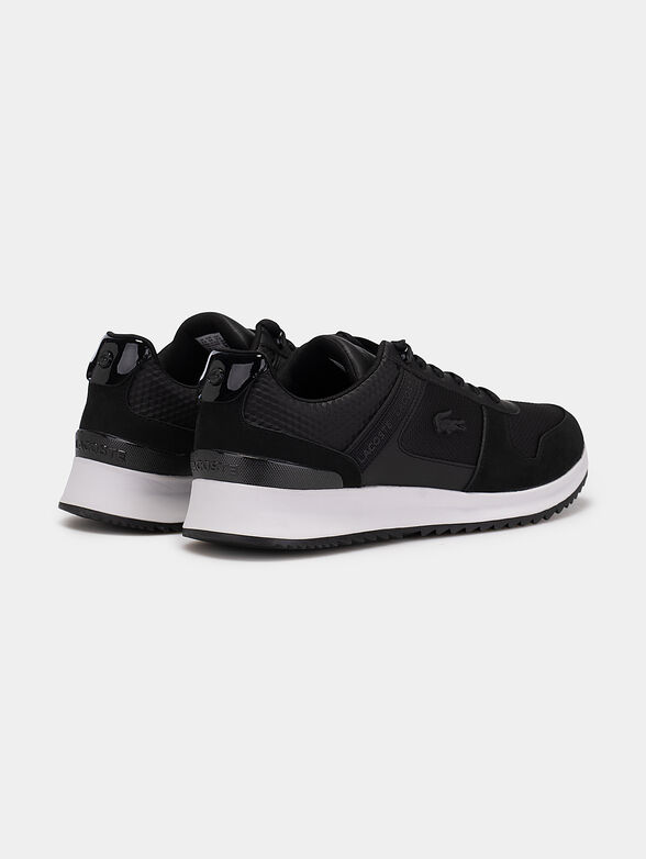 Black sneakers with logo detail - 3