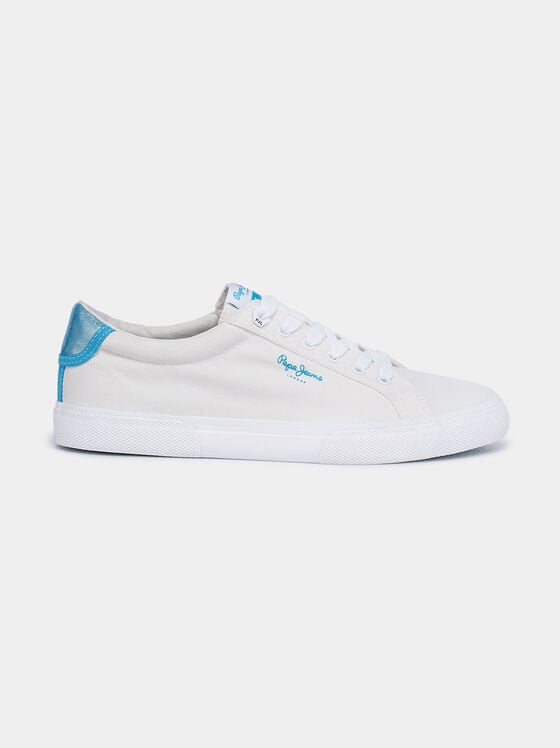 Sneakers από καμβά KENTON BASS σε λευκό χρώμα - 1