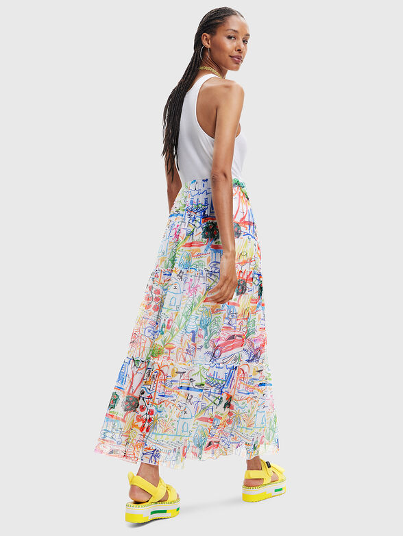 QUATRO dress with art motifs - 2