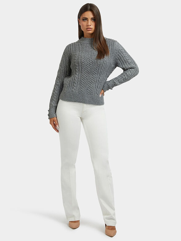 SUZANNE black sweater with lurex threads - 2