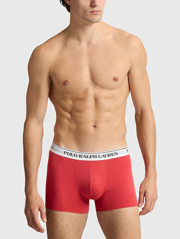Set of three pairs of boxers with logo accents - 4