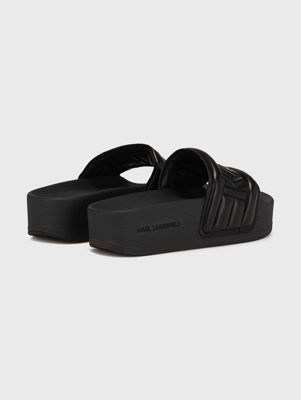 KONDO MAXI black sandals - 3