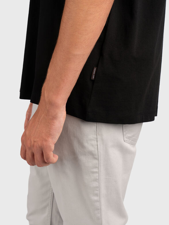 T-shirt with embossed logo on the back - 4