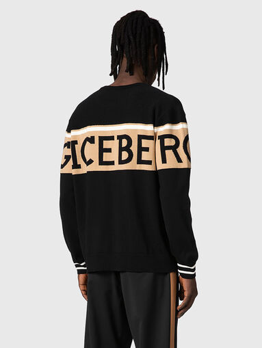 Sweater with logo lettering - 3