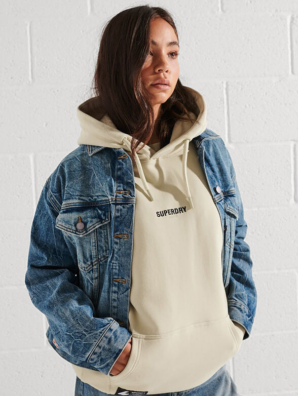 Hooded sweatshirt with logo detail - 4
