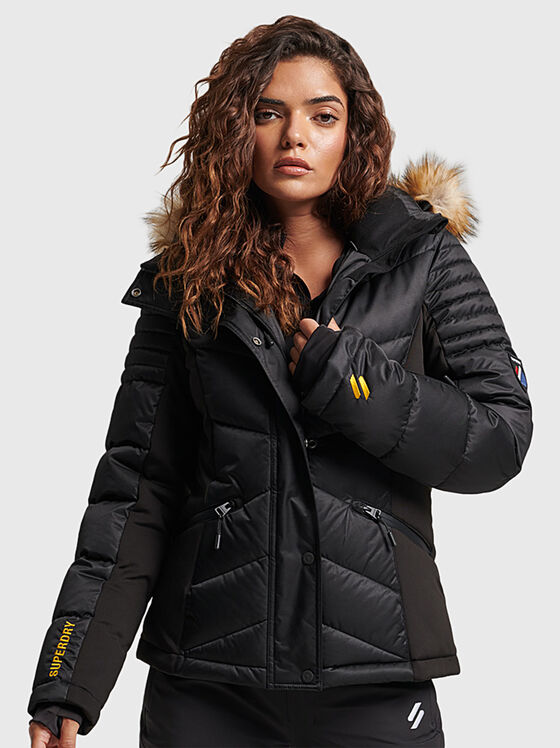 SNOW LUXE padded jacket with hood  - 1
