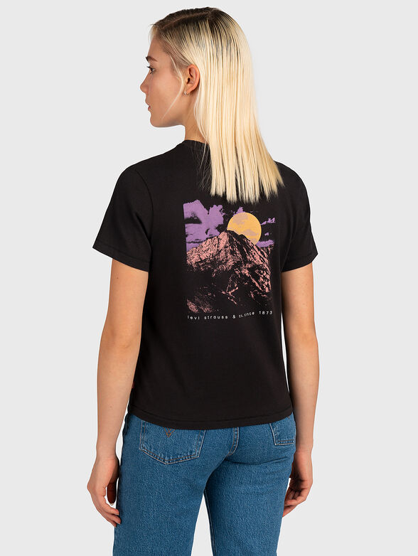 GRAPHIC CLASSIC black T-shirt with multicolor print - 2