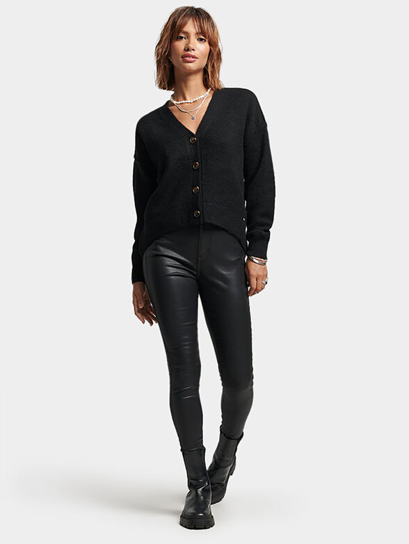 STUDIOS black cardigan with buttons - 2