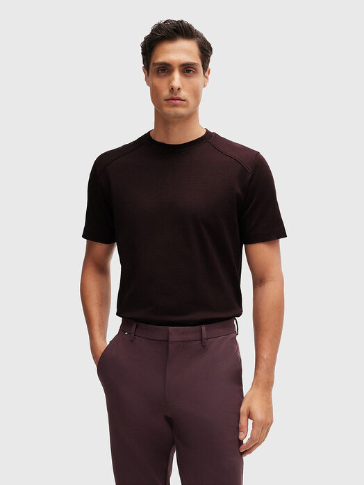 Round neck cotton T-shirt