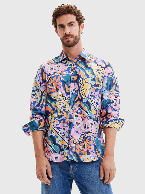 PAPER shirt with colorful print - 1