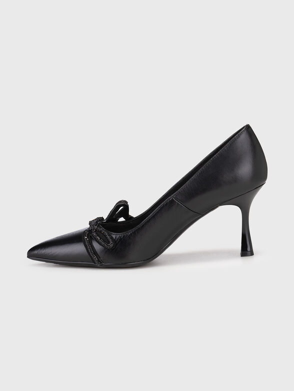 SIENNA high heel shoes with rhinestones - 4