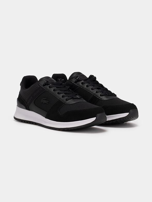 Black sneakers with logo detail - 2