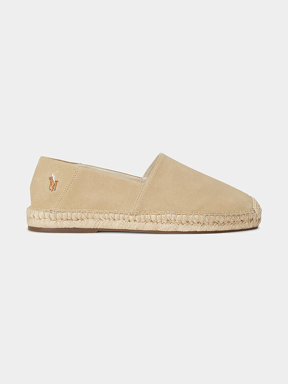 CEVIO suede espadrilles in beige - 1