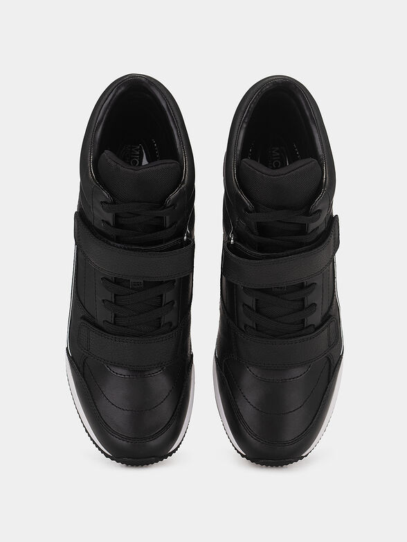 Platform leather shoes - 5